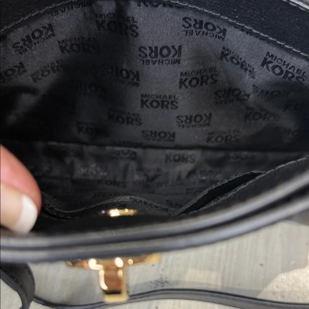 Michael Kors  Black Leather Crossbody - NWOT